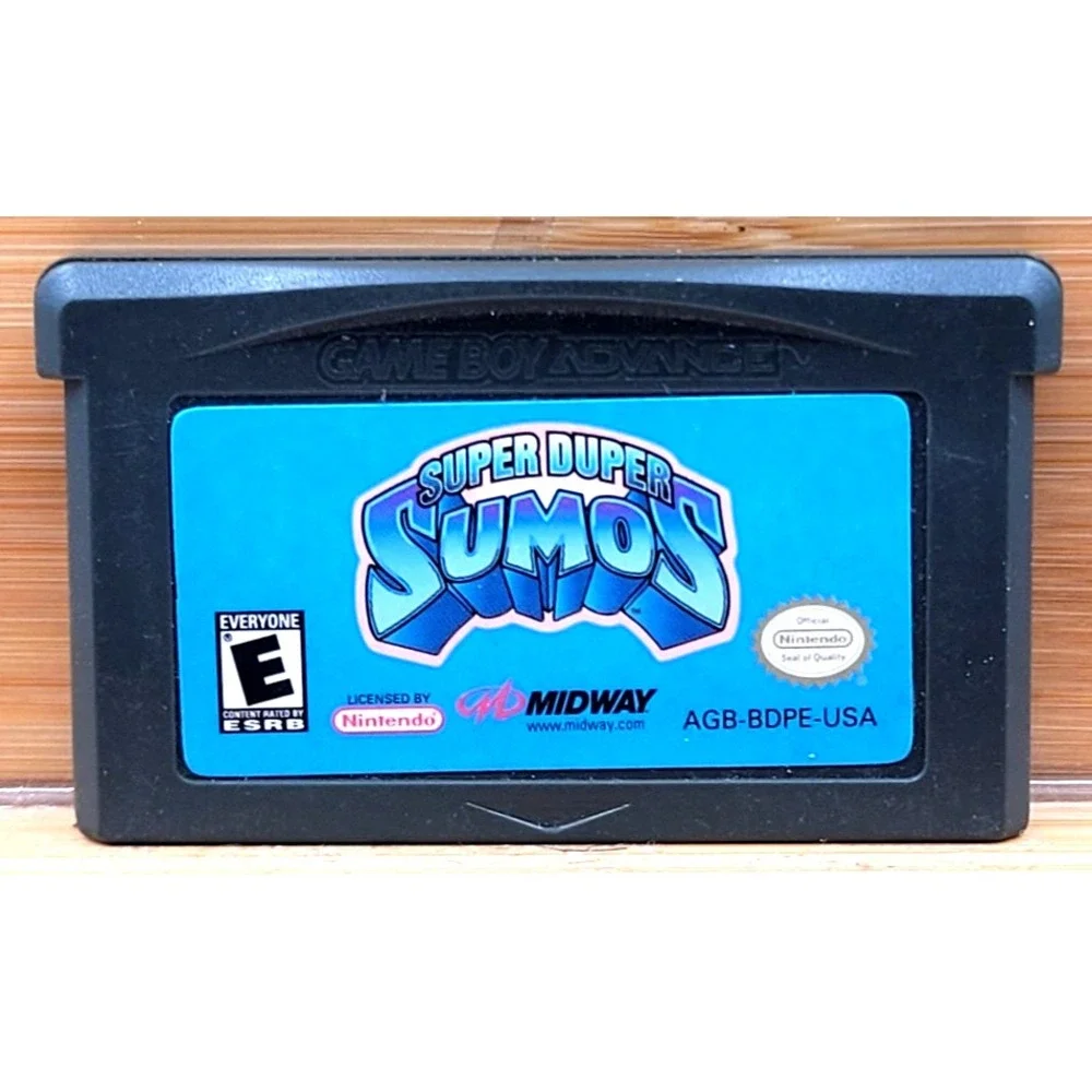 Super Duper Sumos (Nintendo Gameboy Boy Advance GBA) GAME Cart Only MIDWAY